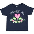 thumbnail image 3 of Inktastic Grampy's Girl- Heart Flowers Girls Toddler T-Shirt, 3 of 5