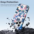 thumbnail image 4 of Funda de TPU Stitch para iPhone 16 Pro: ultrafina, a prueba de golpes, antiamarilleo, resistente a arañazos, compatible con carga inalámbrica, agarre mejorado, estilo negro., 4 of 7
