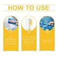 thumbnail image 5 of Rayhong Car Glass Cleaning Brush, Car Window Glass Cleaning Stains Oil Stains Waterproof Rain Cleaning Brush, 5 of 5