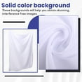 thumbnail image 5 of 1.5x2M Photography Background Backdrop Cloth for Photo Studio Video Props Solid Color Wall Decor White, 5 of 9
