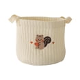 thumbnail image 1 of Cesta cambiador para bebé con artículos esenciales para recién nacidos, con asas, organizador de pañales y ropa de bebé Ardilla marrón grande, 1 of 9