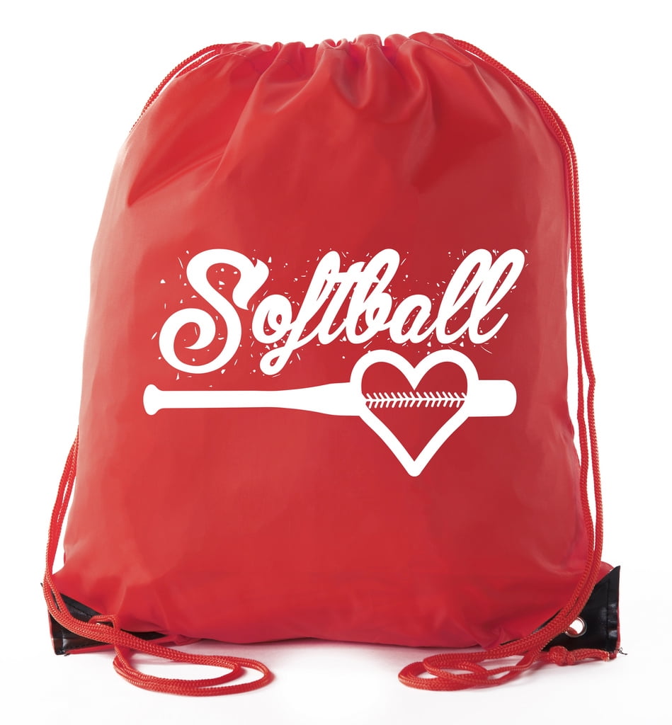 Mato & Hash Ladies Softball Drawstring Bags with 3,6, and 10 Pack Bulk options