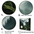 thumbnail image 3 of Designart "Canadian Mystic Wilderness: Pine Forest I" Forest Floater Framed Wall Decor, 3 of 5