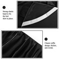 thumbnail image 3 of PiccoCasa Satin Silk Wrap Around Bed Skirt Dust Ruffle 18" Drop, Twin Black, 3 of 8