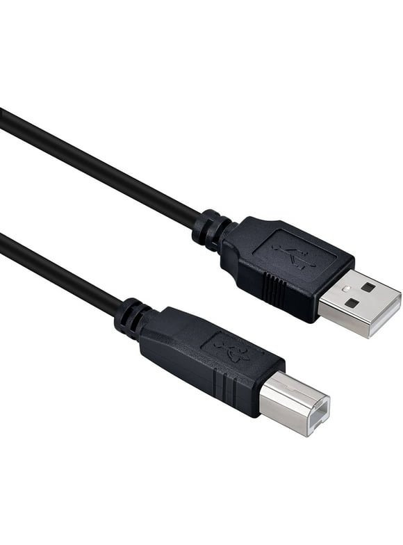 Guy-Tech USB Cable Computer PC Laptop Data Sync Cord For Plustek OpticBook 3600 Flatbed Book Scanner