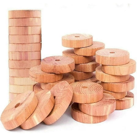 Cedar Wood Moth Repellent,natural Anti Moth Repellent Cedar Blocks Clothes Protection, Storage Accessories Cedar Rings Wardrobes Drawers Freshener Che