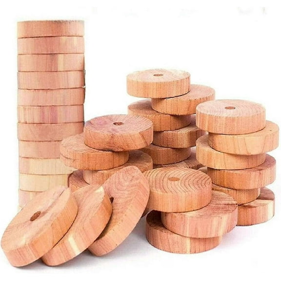 Cedar Wood Moth Repellent,natural Anti Moth Repellent Cedar Blocks Clothes Protection, Storage Accessories Cedar Rings Wardrobes Drawers Freshener Che