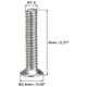 thumbnail image 3 of Uxcell M1.4 x 8mm tornillo Phillips tono plateado, niquelado, paquete de 150, 3 of 5