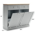 Yaoping Kitchen Double Trash Tilt Out Free Standing Storage Can
