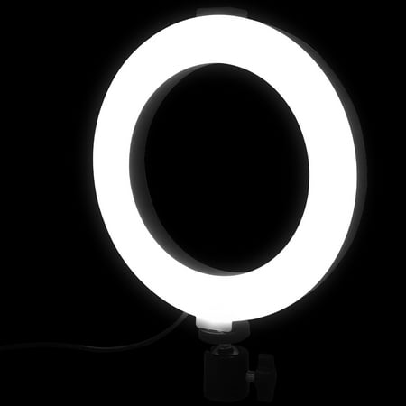 Image of Live Streaming Ring Lamps Desk LED Lights Adjustable Fill Beauty White PC