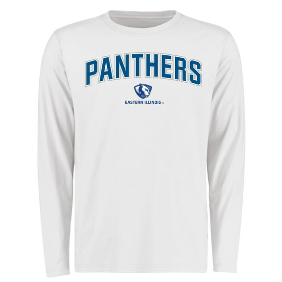 Men's White Eastern Illinois Panthers Proud Mascot Long Sleeve T-Shirt