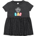 thumbnail image 3 of Inktastic Easter Hangin' with My Peeps Girls Baby Dress, 3 of 5