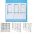 thumbnail image 5 of 1/12 Scale Miniature Display Cabinet Dolls House Mini Furniture Glass Bookcase Red, 5 of 7