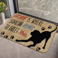 thumbnail image 2 of Welcome Rug for Front Door Mat Room Area Rug Decor, Small Fluffy Soft Letter Floor Carpet for Bedroom Living Room Kids Room, 2 of 5