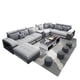 thumbnail image 2 of living room furniture modern fabric sofa European sectional sofa set 1908 My Lux Decor Round, 2 of 25