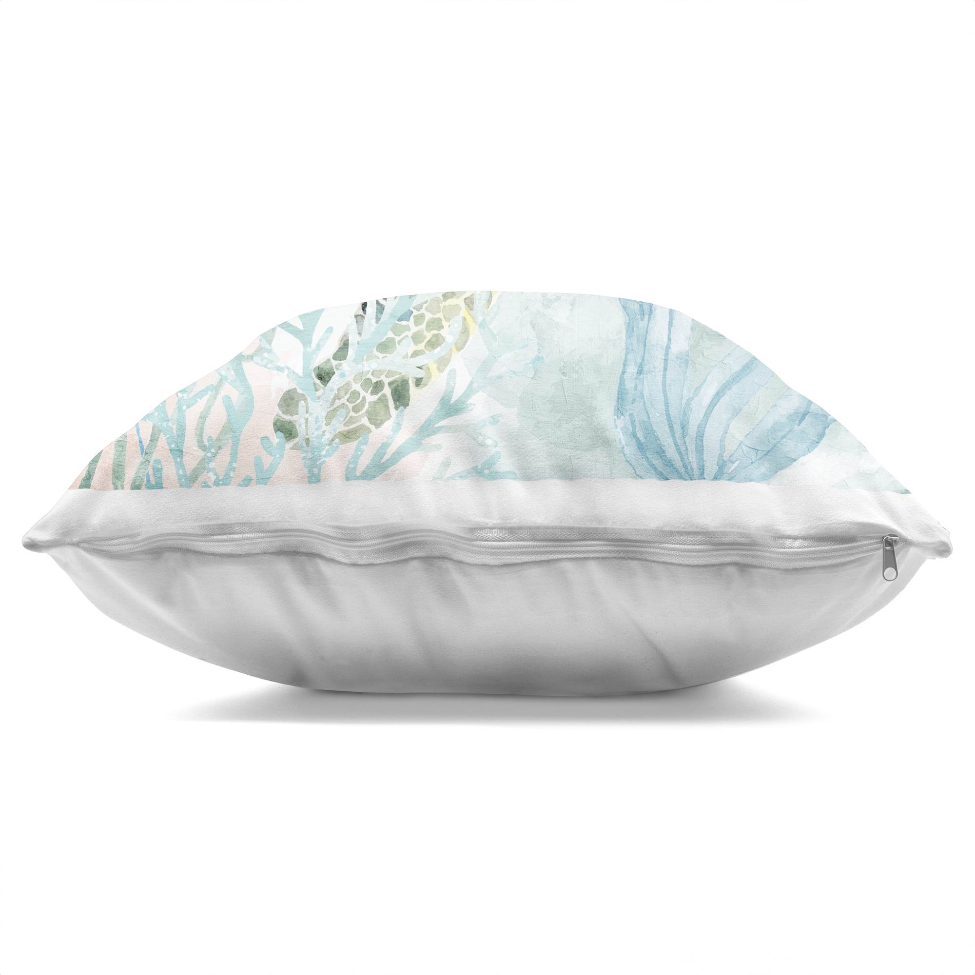Stupell Industries Sea Swim Turtle Decorative Printed Throw Pillow, design by Kim Allen, 18 x 7 x 18
