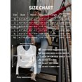 thumbnail image 7 of MOYIKO V Neck Tight Long Sleeve Shirts for Women Fitted Tops Slim Tee, 7 of 7