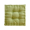 thumbnail image 2 of Cojín de asiento con forma de galleta para silla, moderno, suave, cómodo y decorativo. Amarillo verde, 2 of 8