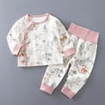 thumbnail image 2 of 18-24 Months Baby Girl Clothes Toddler Girl Outfits Shirt Pants Cute Infant Outfit Set Baby Girl Fall Winter Clothes Girls' Fall/winter Cute Casual Warm Fleece Thick Red, 2 of 6