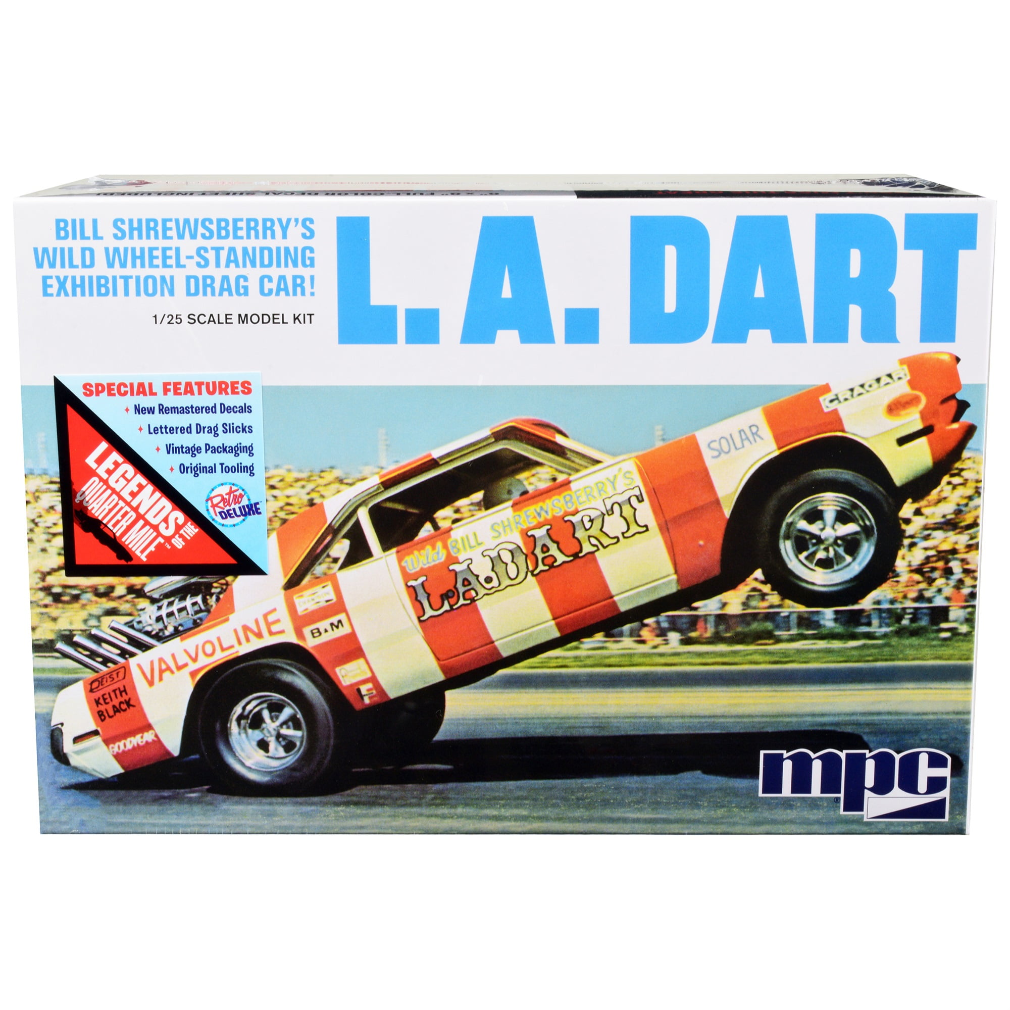 MPC 974 1/25 L.A. Dart Wheelstander Plastic Model Kit