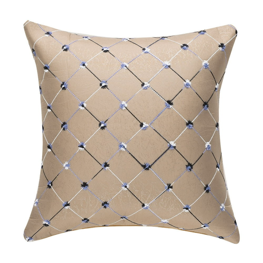Unique Bargains Luxury Square Decorative Throw Pillow Cover 18" x 18