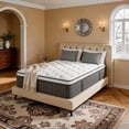 thumbnail image 3 of Kizreo Firm Queen Mattress [New Version], 10 inch Gel Memory Foam Hybrid Mattress Queen Size Bed in a Box, Pressure & Pain Relief, CertiPUR-US, Individual Pocket Spring, Edge Support, 3 of 10