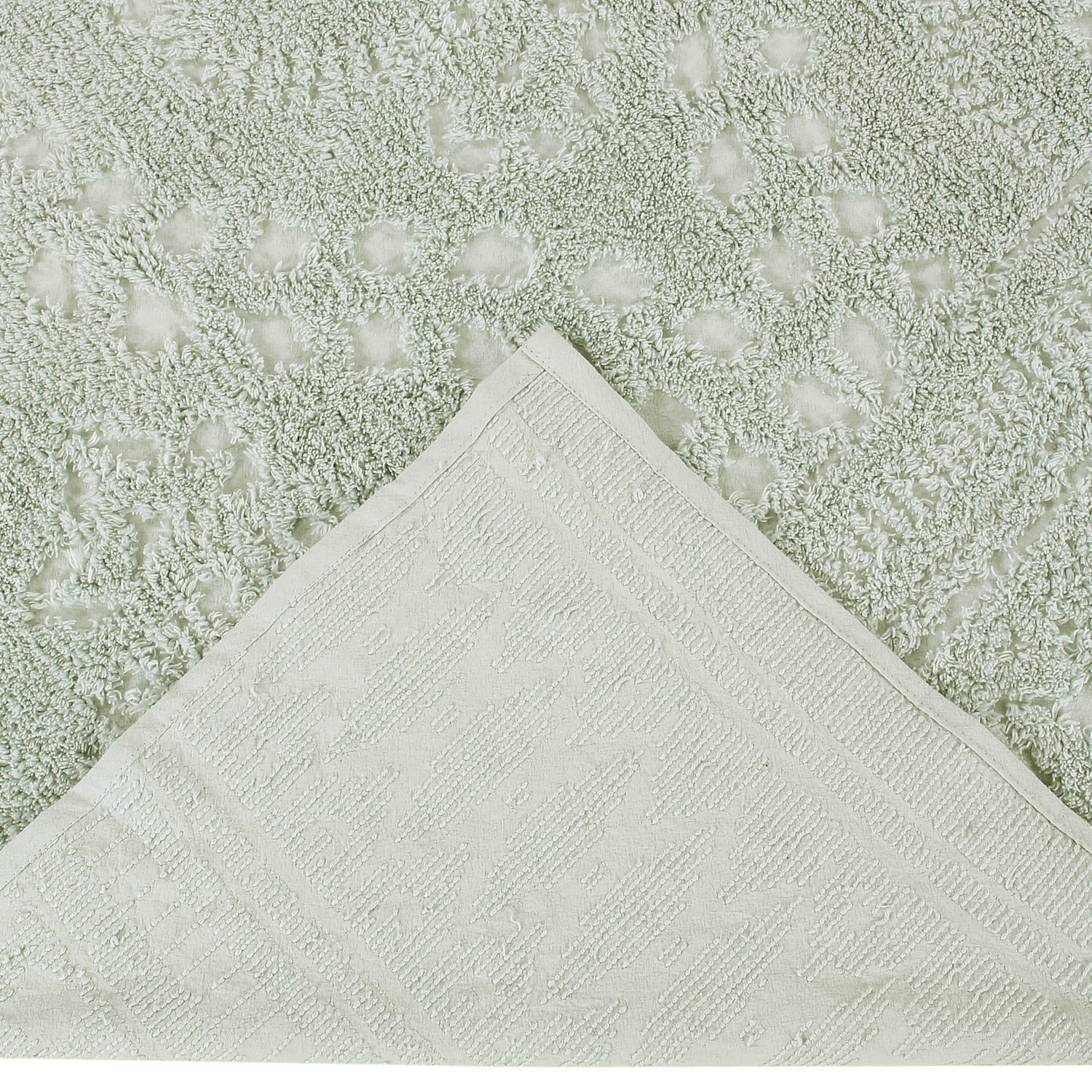 Better Trends 81" x 110" Bedspread For Twin Size Bed 100% Cotton Soft & Breathable Bedding Luxurious Medallion Design, Machine Washable (Sage) Rio Collection