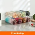 thumbnail image 3 of Lifewit Stackable Water Bottle Organizer for Cabinet, Freezer, Pantry - Plastic Cup Holder Pack of 2, 3 of 8