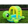 Lanhui New Sunshade Baby Infant Float Seat Car Flamingo Boat Inflatable Swim Ring Pool