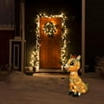 thumbnail image 2 of Rudolph Prelit LED Indoor/Outdoor Christmas 3D Yard Decor Sitting Clarice, with 70 White LED Lights 24", 2 of 2
