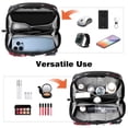 thumbnail image 6 of Plant Hard Drive Cases Cable Organizer Small Travel Electronic Organizer Charger Case Organizer Oxford Fabric Waterproof Storage Bag for Protecting Electronic Gadgets - 5.9x9.44x3.14 in, 6 of 6