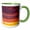 Green/White, variant on 3drose, Usa, Georgia, Clouds Reflecting Sunrise 2., 11oz Mug