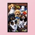 thumbnail image 3 of Bordado completo 11CT 3 hebras Grupo contado de cachorros Punto de cruz (SZX37-2) Sywqhk Decoración hogareña, 3 of 8
