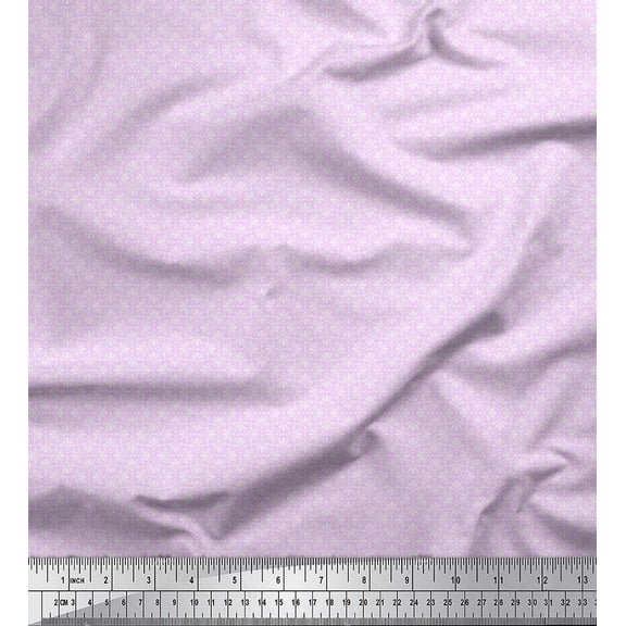 Soimoi Rayon Fabric Artistic Floral Shirting Printed Fabric 1 Yard 56 Inch Wide
