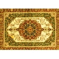 thumbnail image 1 of Ahgly Company Machine Washable Indoor Rectangle Persian Yellow Traditional Area Rugs, 3' x 5', 1 of 1
