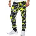thumbnail image 2 of dtydtpe sweatpants for men men's camouflage print shot sports jogging fitness casual trousers cargo pants for men, 2 of 7