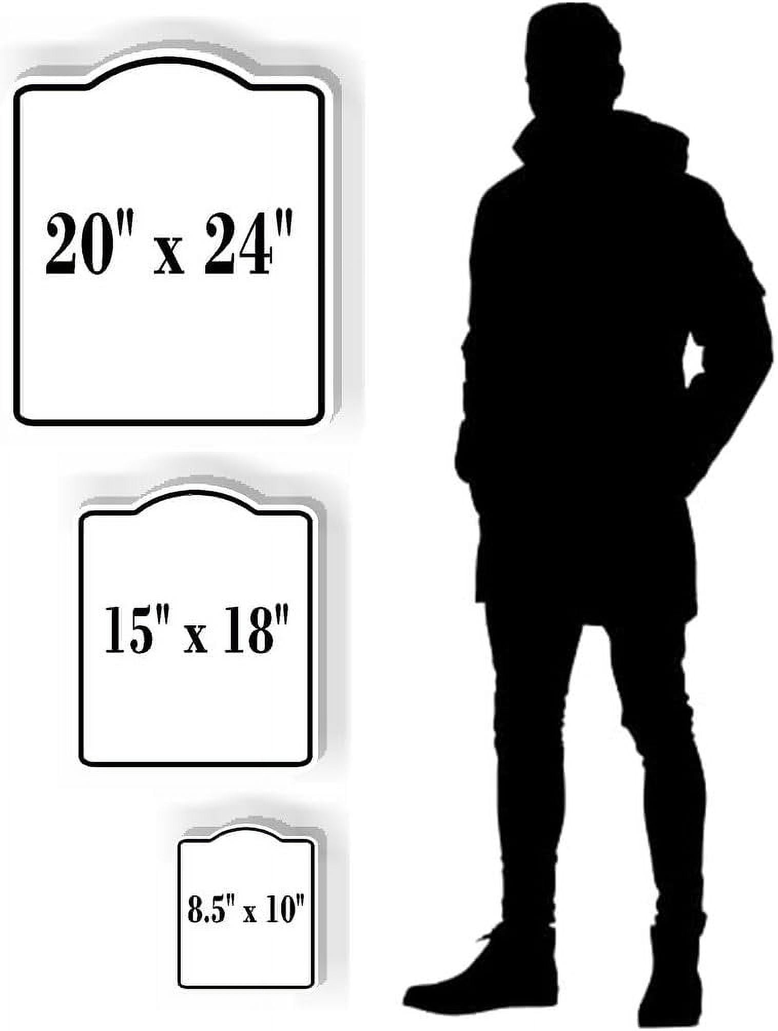 No Contraband Items Allowed BLACK Aluminum Composite Sign
