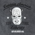 thumbnail image 2 of Marvel Comics Unisex Stone Wash T-Shirt Captain America Est. 1941 (Charcoal Grey) (Large), 2 of 2