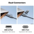 thumbnail image 4 of Lector de tarjetas SD SmartQ 4 en 1 USB C USB 3.0 de doble conector, 4 of 7