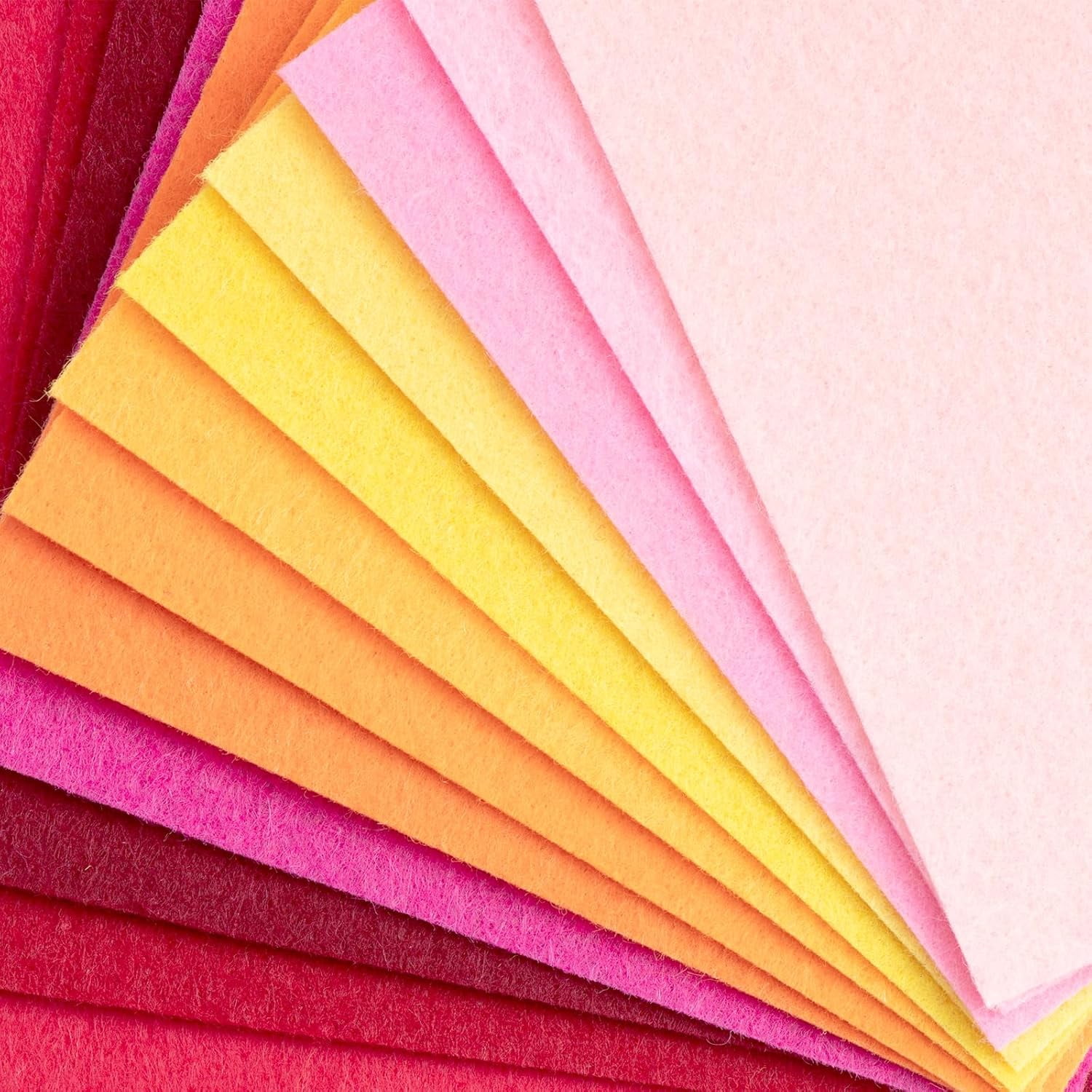 120 Pcs Felt Fabric Sheets, 8x12 Inch DIY Felt Sheets, 1mm Thick Non-Woven Patchwork Material for Sewing Projects & Decoration - 40 Assorted Colors (20 x 30cm)