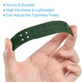 thumbnail image 3 of Unique Bargains 10 Pairs Snapback Strap Cover, Double Row 14 Holes Plastic Adjustable Hat Snap Buckle Replacement (Dark Green), 3 of 7