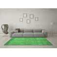 thumbnail image 3 of Ahgly Company Indoor Rectangle Abstract Emerald Green Contemporary Area Rugs, 2' x 4', 3 of 4