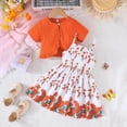 thumbnail image 2 of Robes Petite Fille Décontractées Été Sans Manches Mignon Cami Robe Courte et Ensemble Cardigan Manches Courtes 2 Pcs Tenues Filles Décontractées Taille 6-7 Ans, 2 of 8
