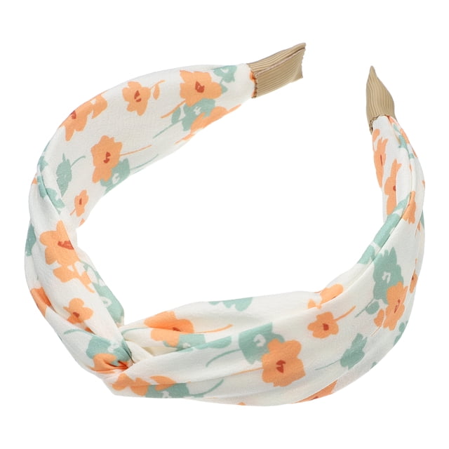 Diademas Florales Unique Bargains Antideslizantes Beige 1.93 pulgadas de ancho