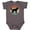 Charcoal Grey, variant on Inktastic German Shepherd Silhouette Vintage Retro Boys or Girls Baby Bodysuit