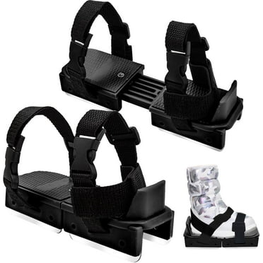 Adjustable Toddler Ice Skates with 3Pcs Hook and Loop Fastener Clip on Straps
