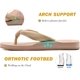 thumbnail image 4 of Chanclas KuaiLu para mujer, esterilla de yoga con soporte para el arco, color beige 8, 4 of 8