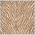 thumbnail image 4 of SAFAVIEH Beach House Axum Animal Indoor/Outdoor Area Rug, Cream/Beige, 6'7" x 6'7" Square, 4 of 6