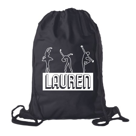 Personalized Dance Bags, Ballet Drawstring Backpack, Dance Backpacks for Girls