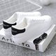 thumbnail image 1 of Zapatos blancos de suela gruesa para mujer Zapatos de tablero con punta redonda para estudiantes blancos de moda de primavera y otoño Zapatos de tiro callejero, 1 of 6